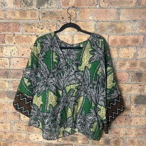 Devotion Twins tropical print tunic, size S, never been worn